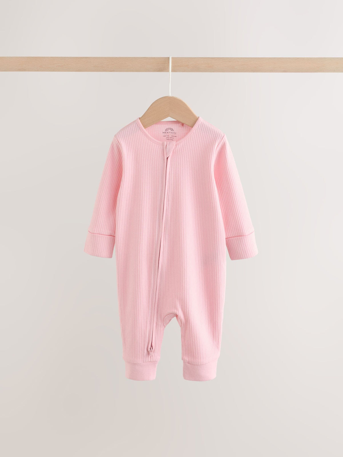 Pink Baby Sleepsuits 3 Pack (0mths-3yrs)