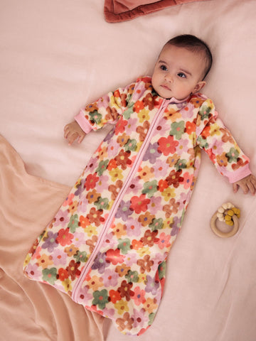 Multi Floral 2.5 Tog Fleece Baby Sleep Bag