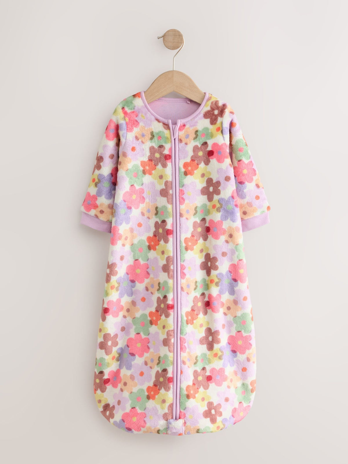 Multi Floral 2.5 Tog Fleece Baby Sleep Bag