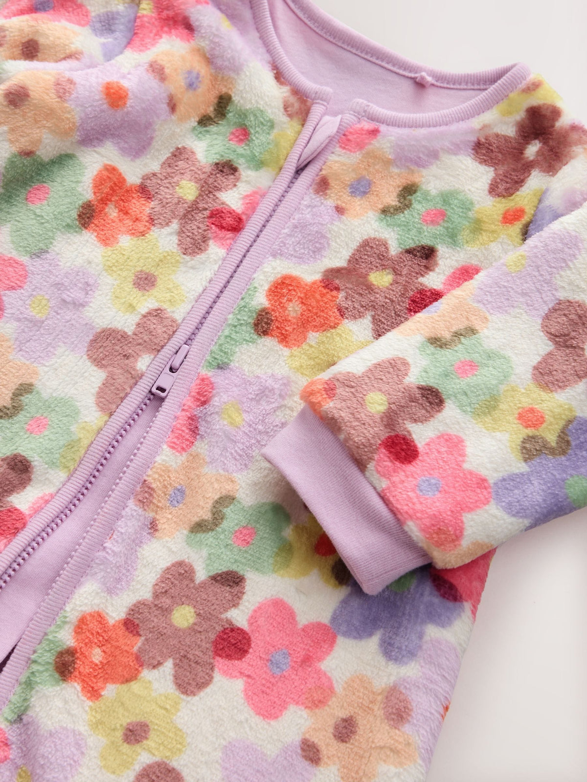 Multi Floral 2.5 Tog Fleece Baby Sleep Bag