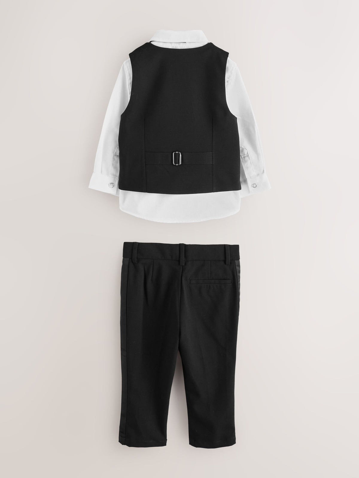 Baker by Ted Baker Black Waistcoat Shirt And Trousers Set