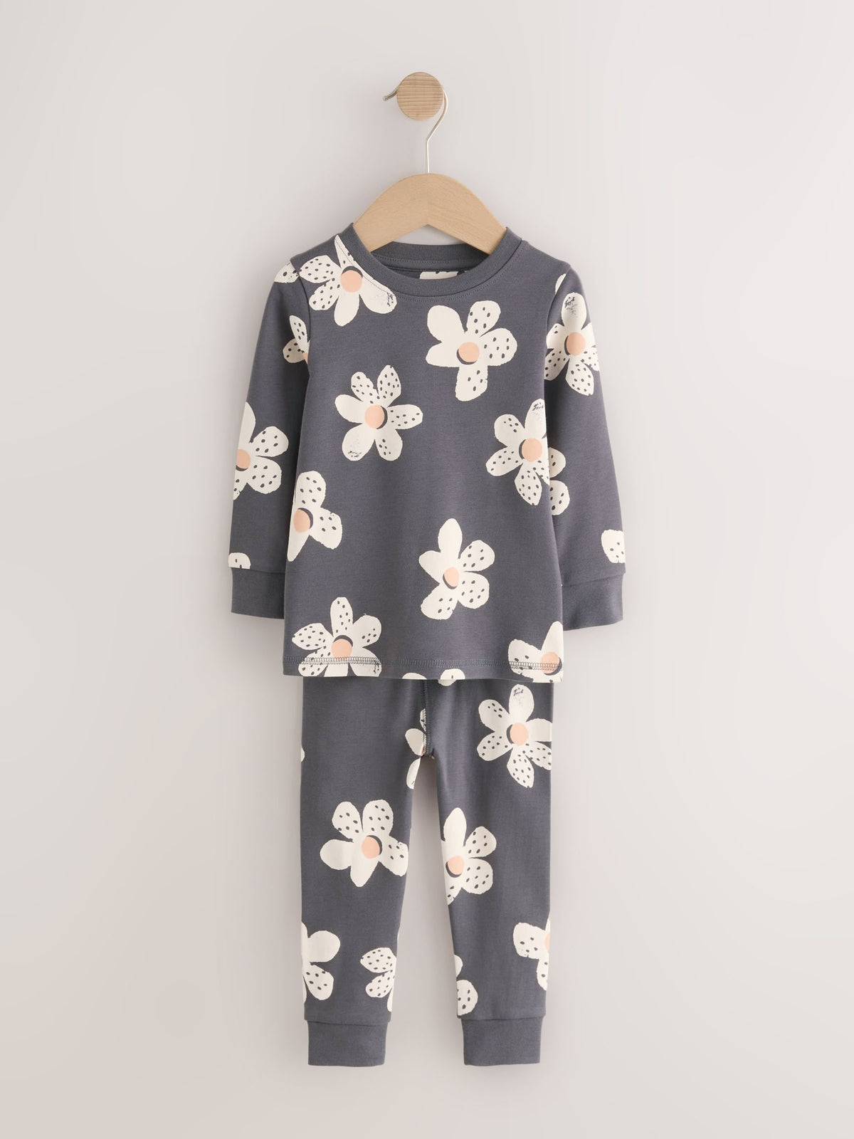 Monochrome Snuggle Pyjamas 3 Pack (9mths-12yrs)