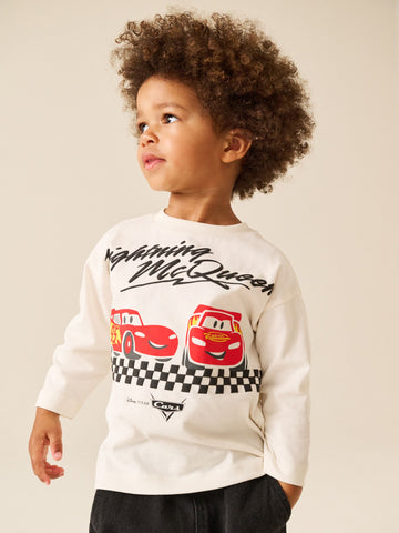 Ecru Cars Long Sleeve T-Shirt (9mths-8yrs)