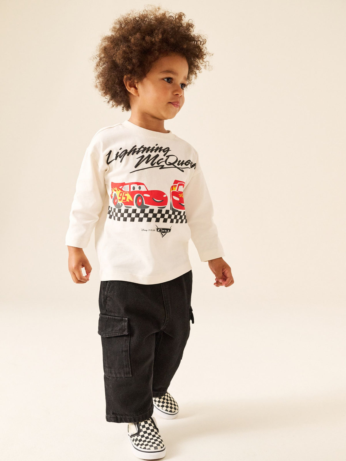 Ecru Cars Long Sleeve T-Shirt (9mths-8yrs)