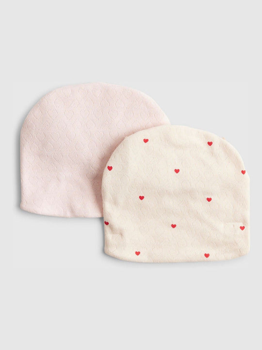 River Island Pink Floral Turban Set 2 Pack