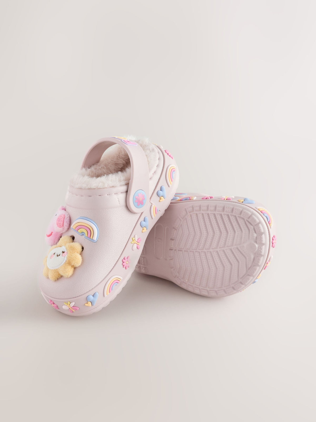 Pink Peppa Pig Cosy Lined Slipper Clogs