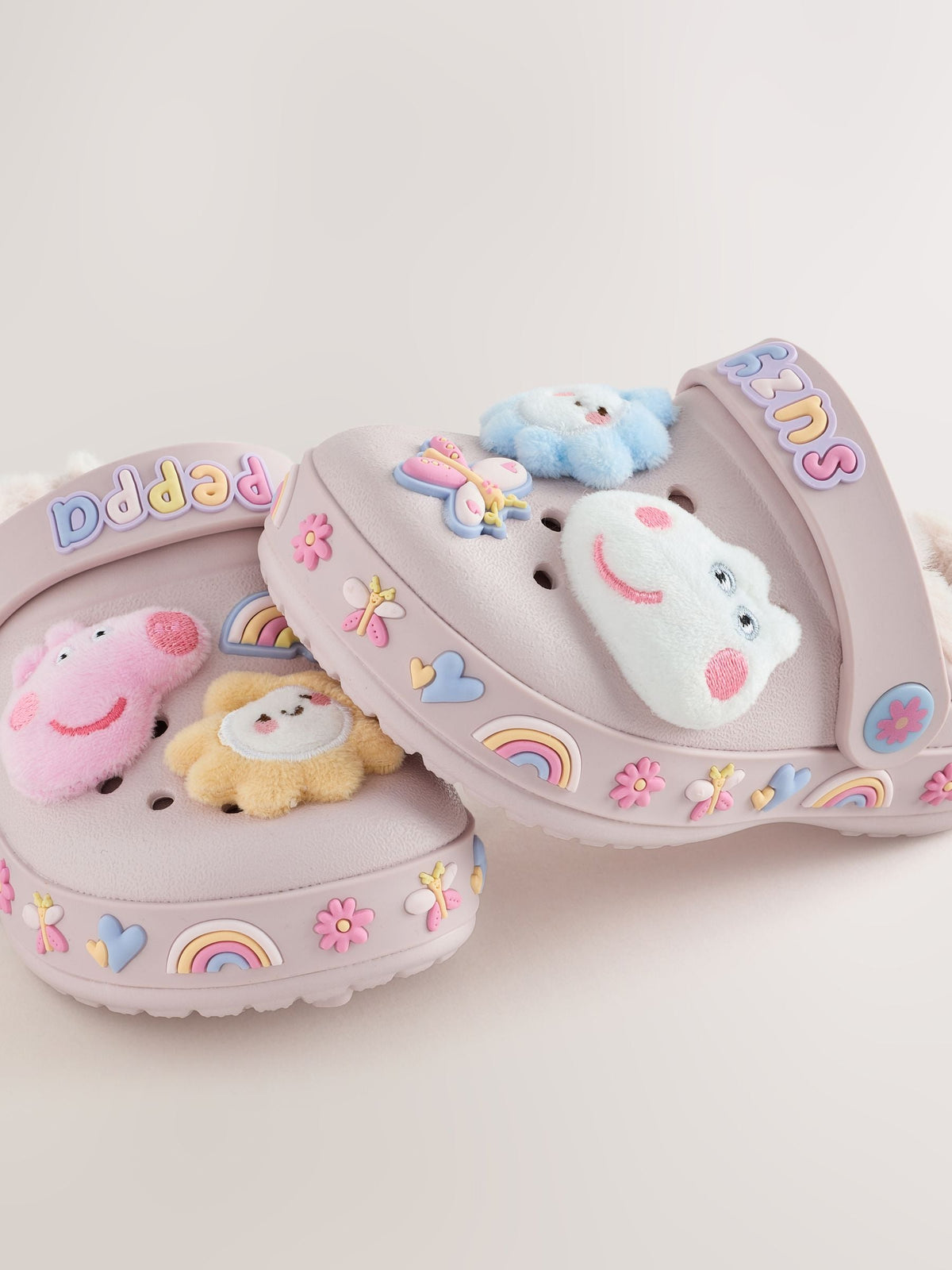 Pink Peppa Pig Cosy Lined Slipper Clogs