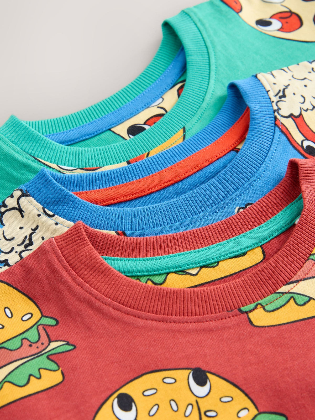 All Over Snacks Relaxed Snuggle Pyjamas 3 Pack (9mths-10yrs)