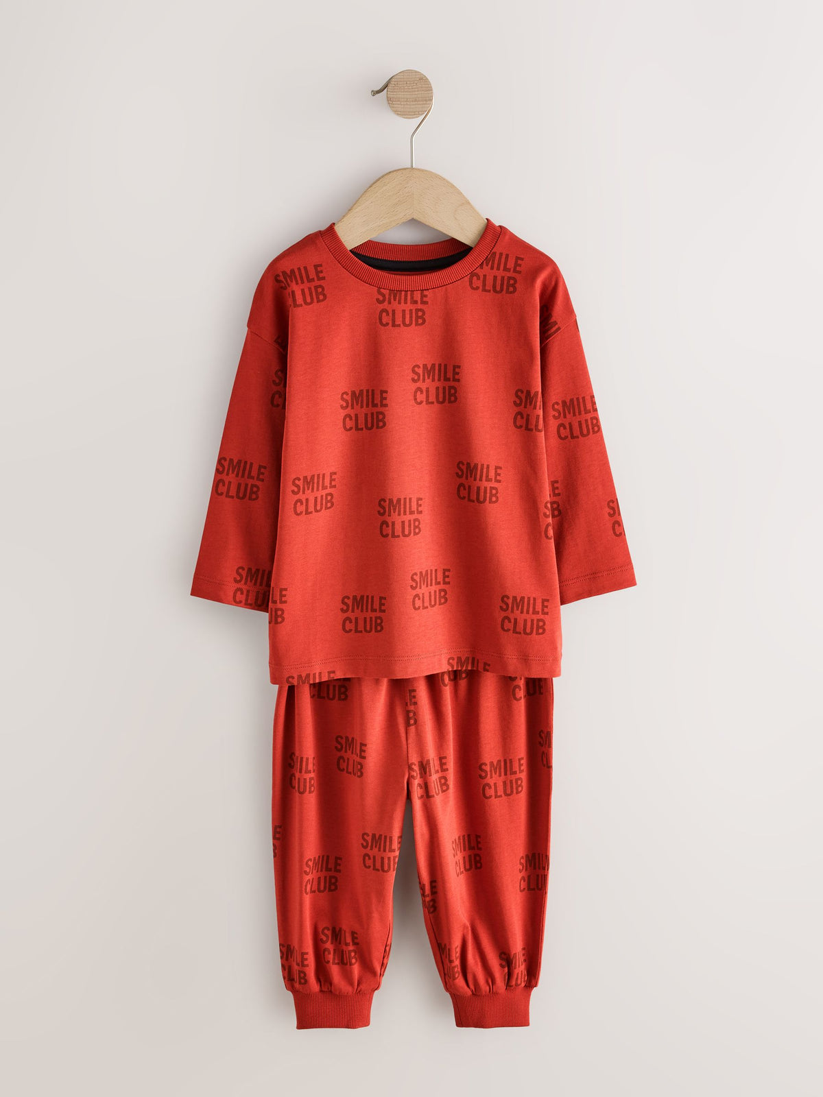 Black/Red/Stone Long Sleeve Jogger Pyjamas 3 Pack (9mths-11yrs)