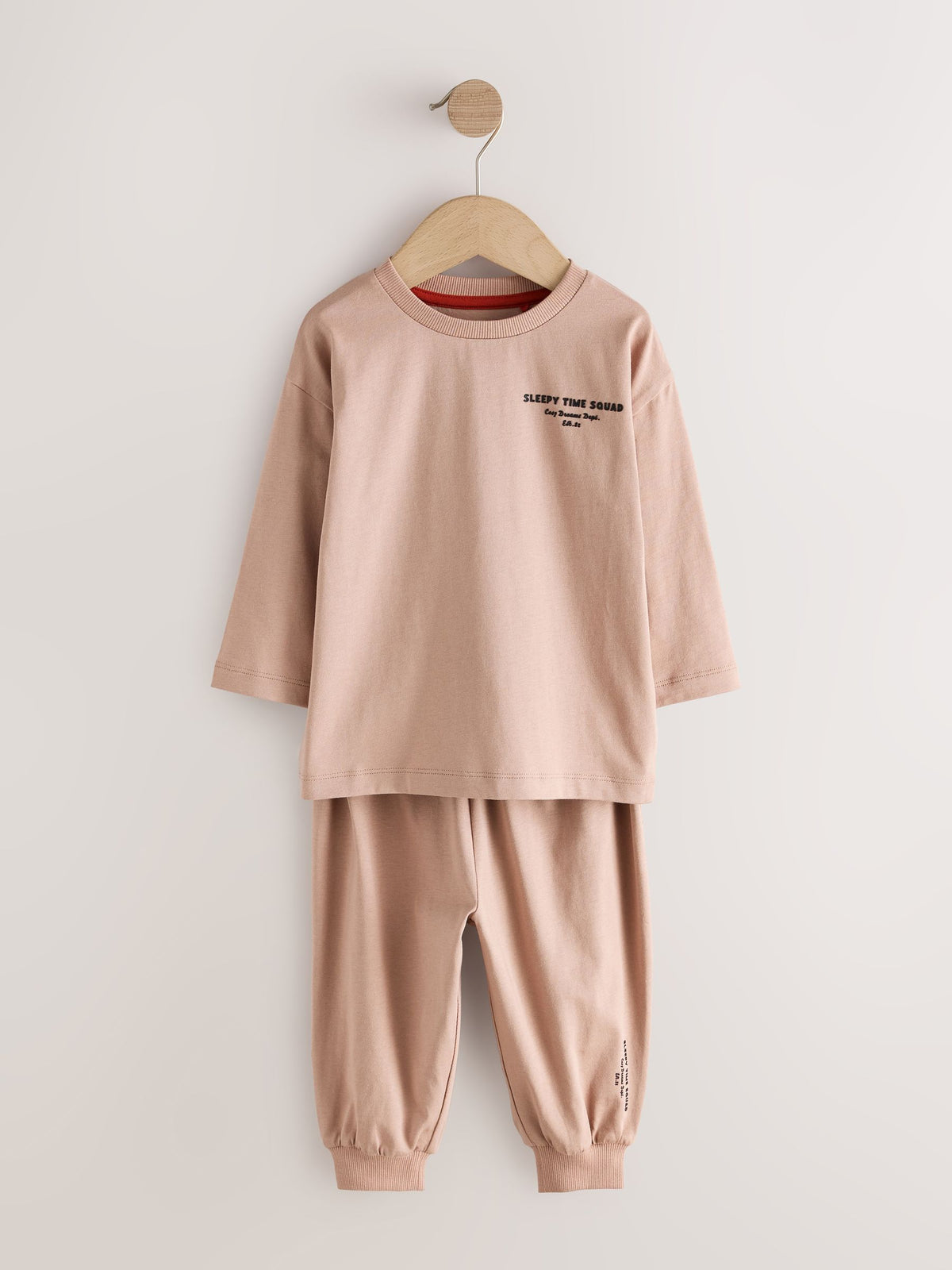 Black/Red/Stone Long Sleeve Jogger Pyjamas 3 Pack (9mths-11yrs)