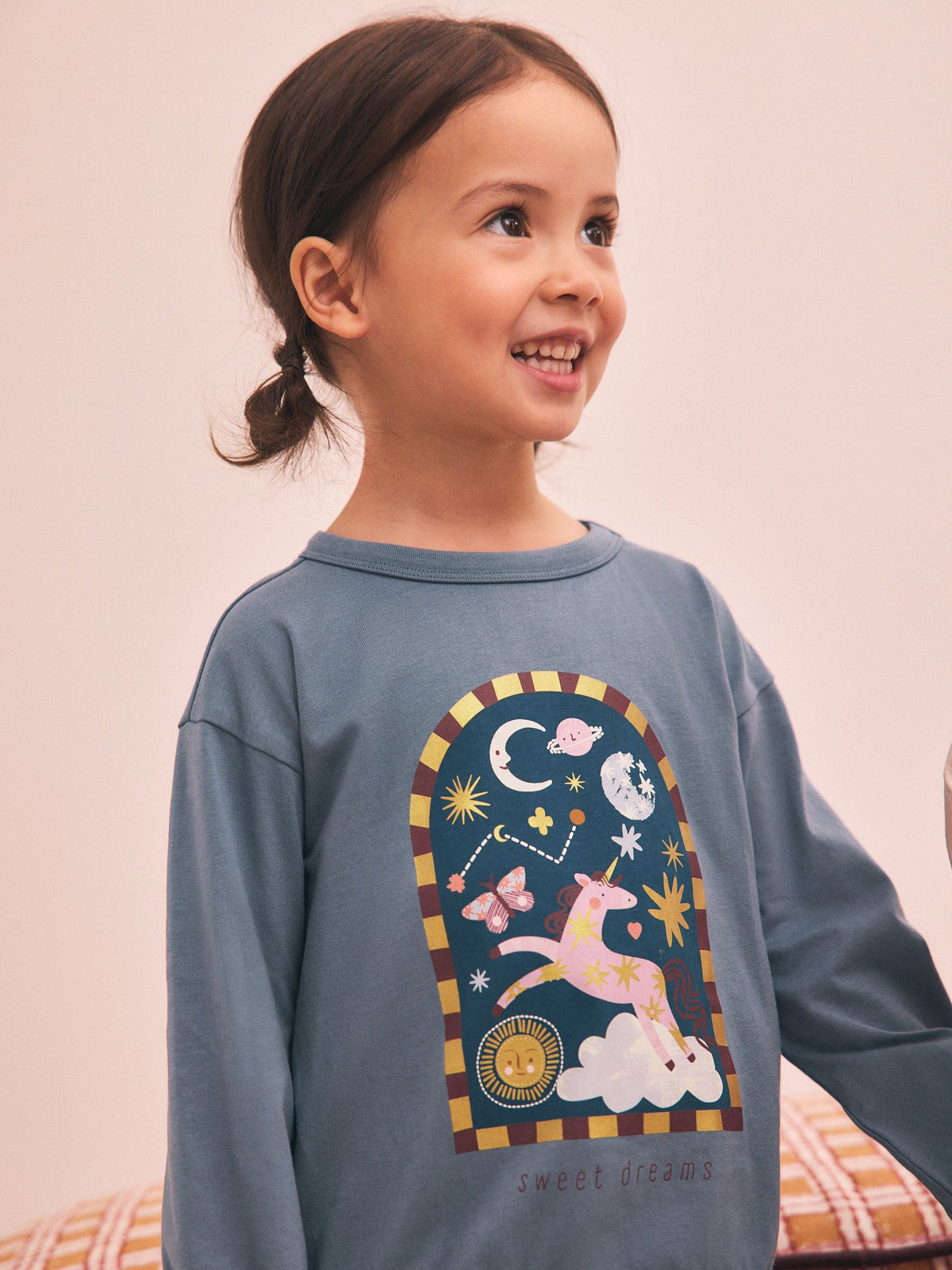 Multicoloured Wide Leg Pyjamas 3 Pack (9mths-10yrs)