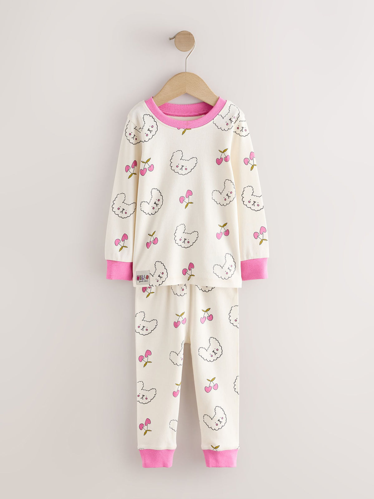 Green/Pink Snuggle Pyjamas 3 Pack (9mths-12yrs)