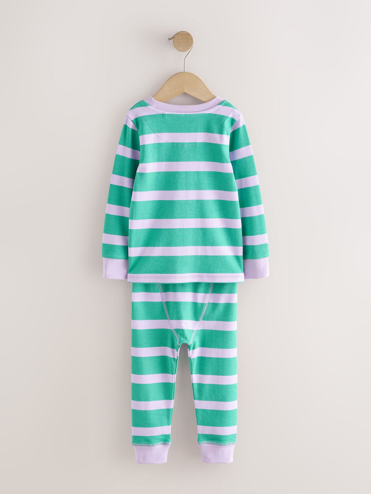 Green/Pink Snuggle Pyjamas 3 Pack (9mths-12yrs)