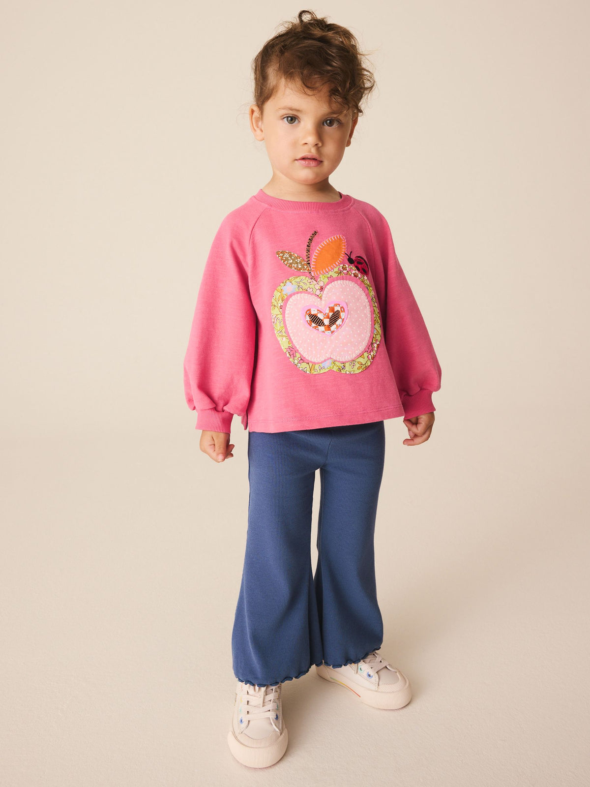 Pink Apple Long Sleeve Top and Leggings Set (3mths-7yrs)