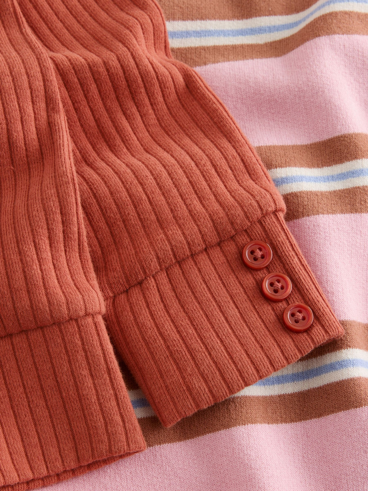 Pink/Cream Stripe Sweatshirt and Leggings Set (3mths-7yrs)