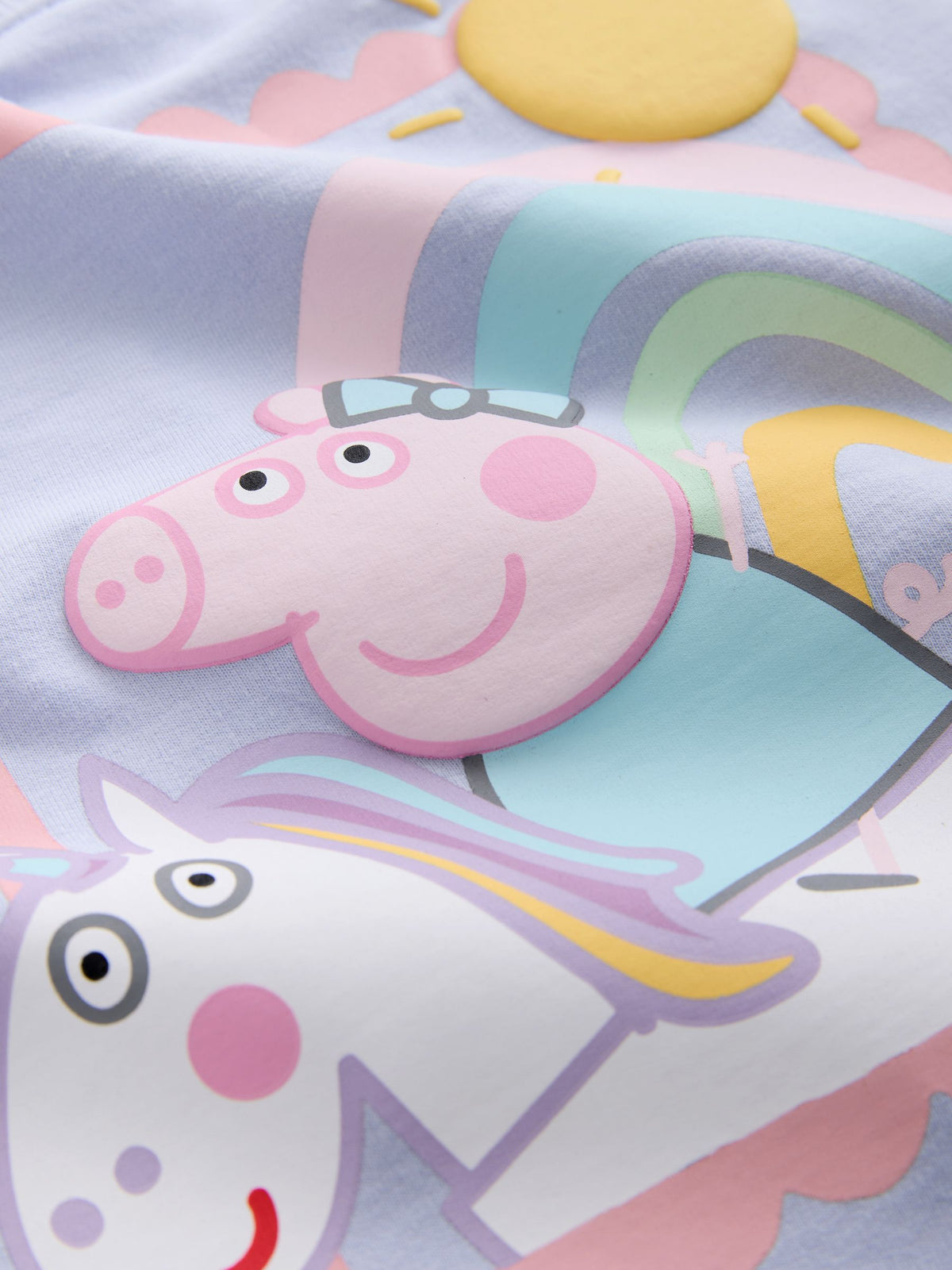 Rainbow Peppa Pig Long Sleeve Top and Flare Set (6mths-7yrs)