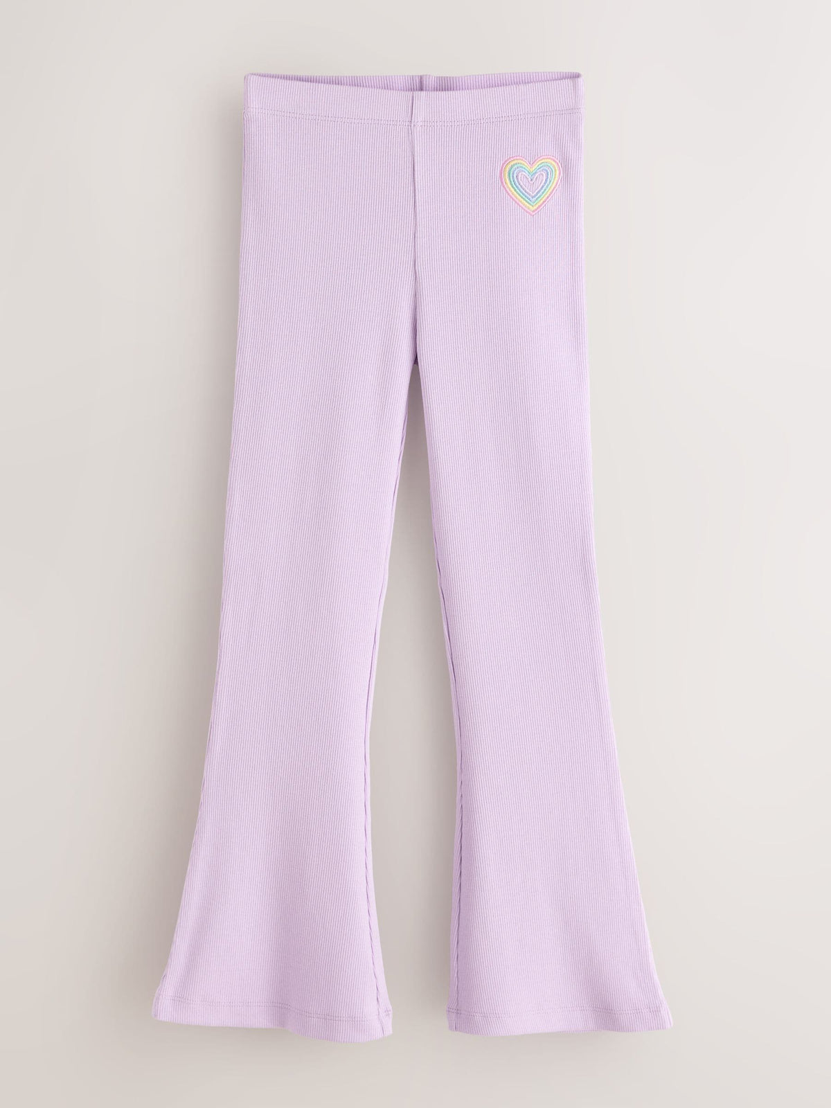 Little Bird by Jools Oliver Pastel Rainbow Ribbed Jersey Kickflare Leggings 5 Pack