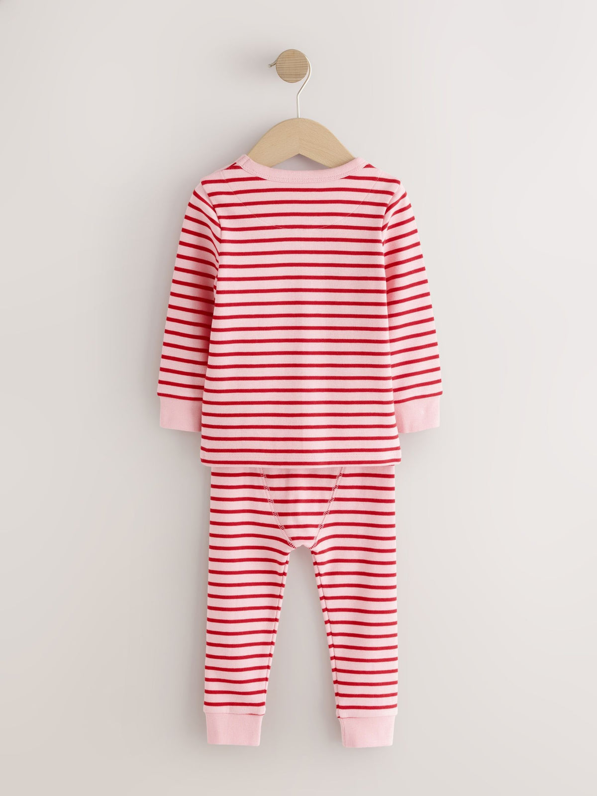 Red/Ecru Snuggle Pyjamas 3 Pack (9mths-12yrs)