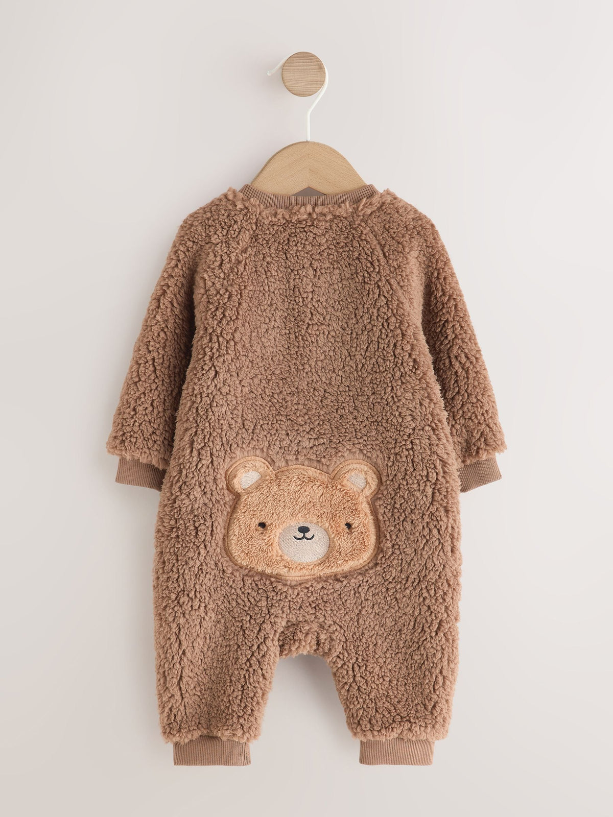 Brown Bear Borg Two Way Zip Sleepsuit