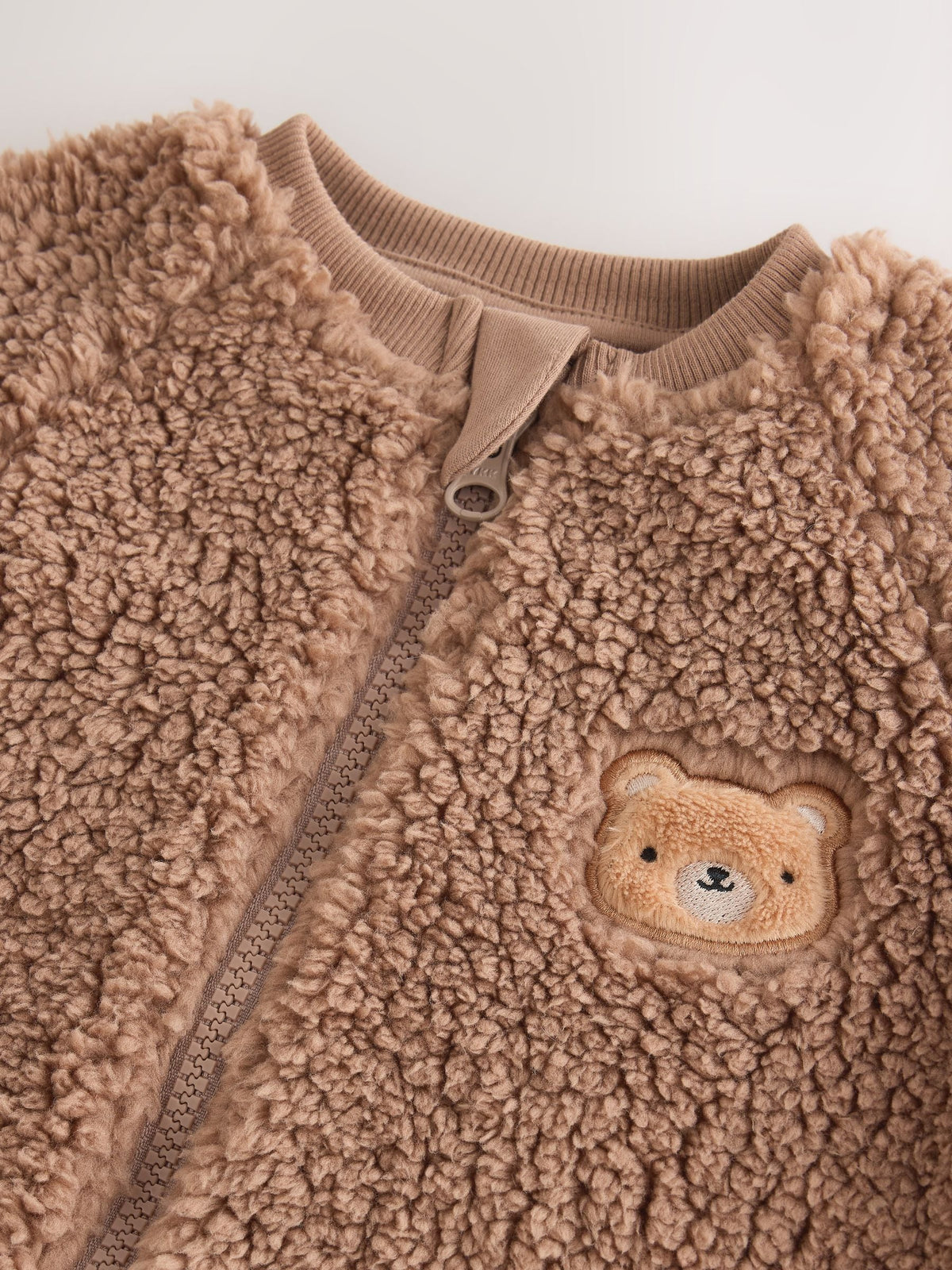 Brown Bear Borg Two Way Zip Sleepsuit