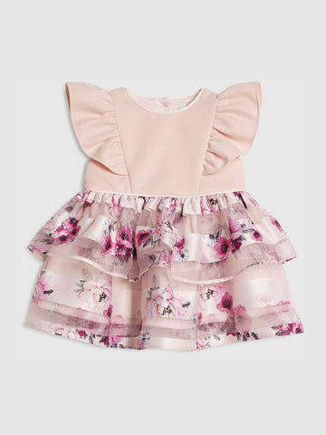 River Island Purple Floral Occasion Dress