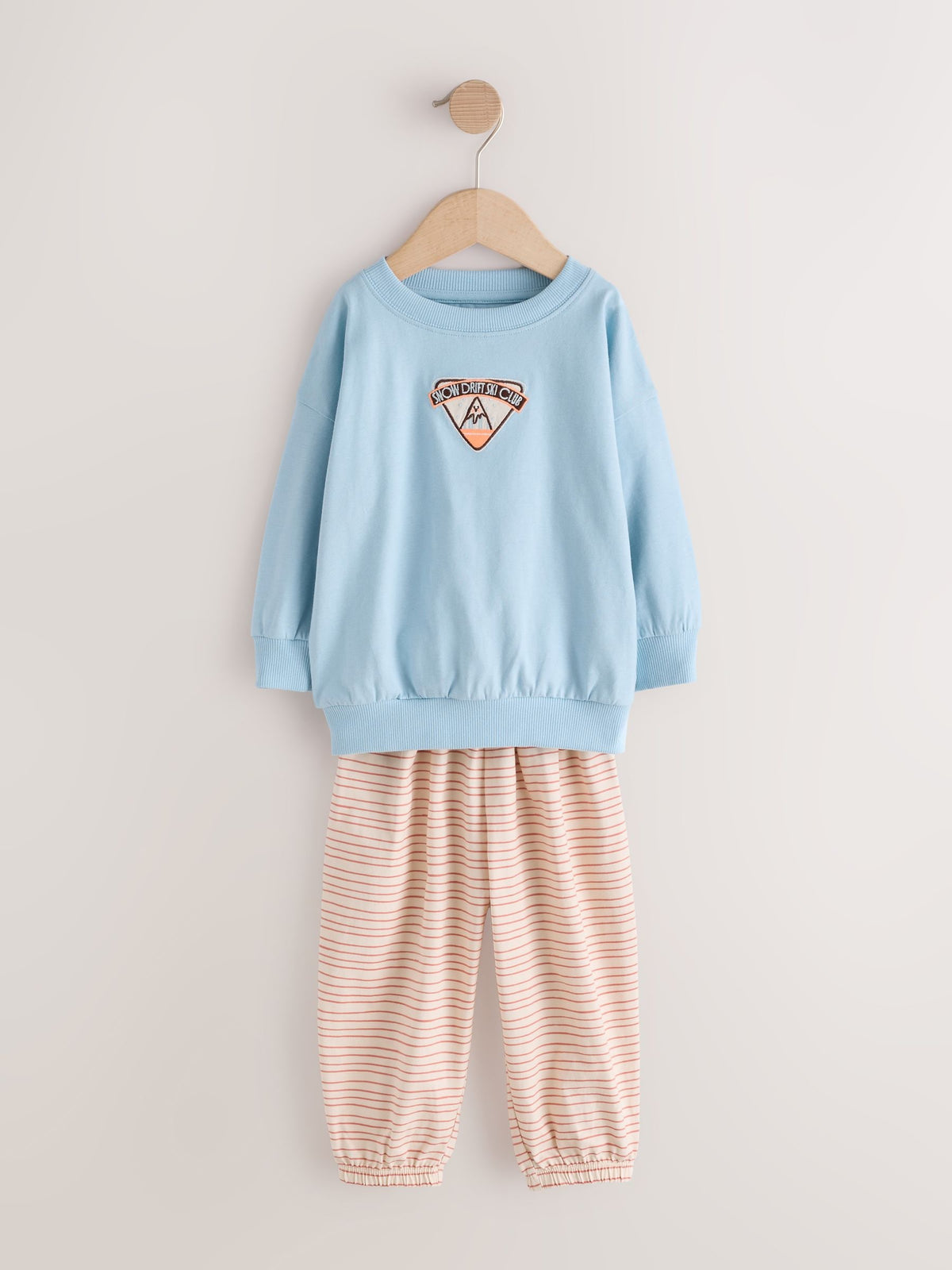 Neutral ski print Jogger Pyjamas 3 Pack (9mths-12yrs)