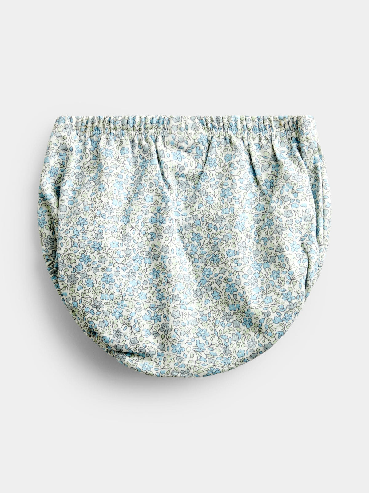 JoJo Maman Bébé Blue Disty Floral Floral Smocked Baby Dress Set