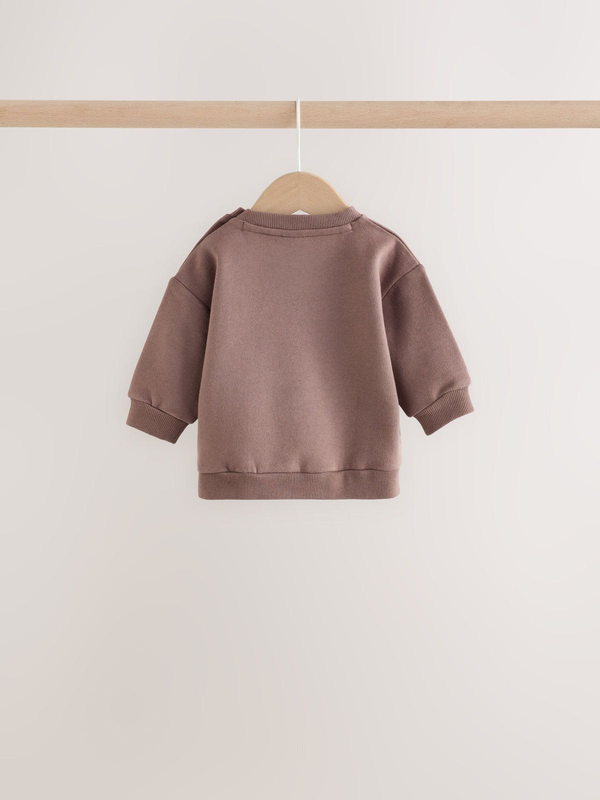 Brown/Blue Sweat Top and Trousers Baby Set (0mths-2yrs)