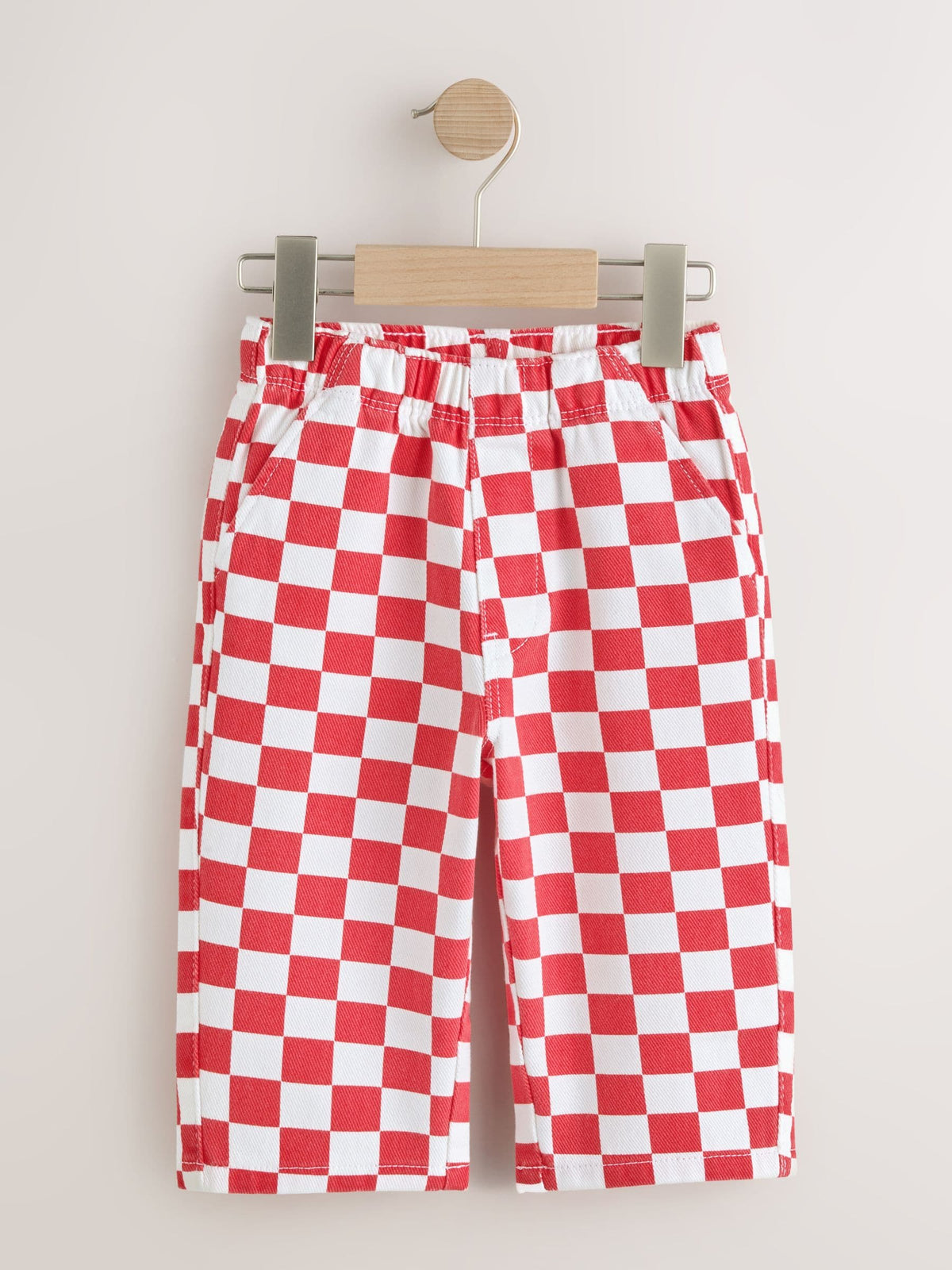 Red Pull On Wide Trousers (3mths-7yrs)