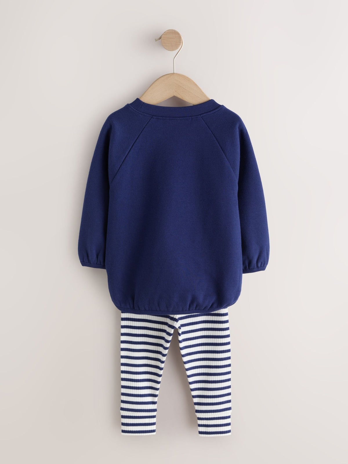 Navy/Pink Sweatshirt and Leggings Set 2 Pack (3mths-7yrs)
