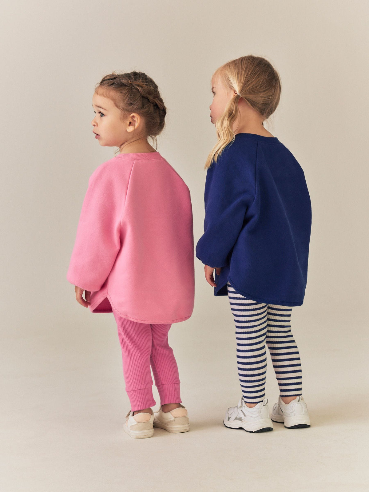 Navy/Pink Sweatshirt and Leggings Set 2 Pack (3mths-7yrs)