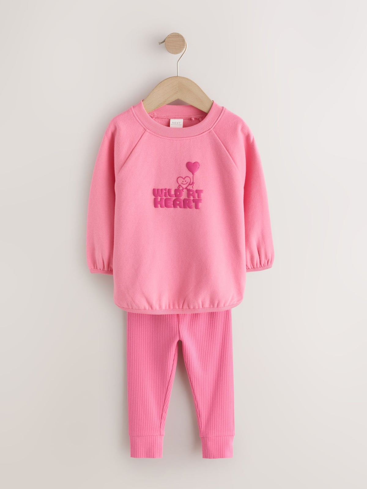 Navy/Pink Sweatshirt and Leggings Set 2 Pack (3mths-7yrs)