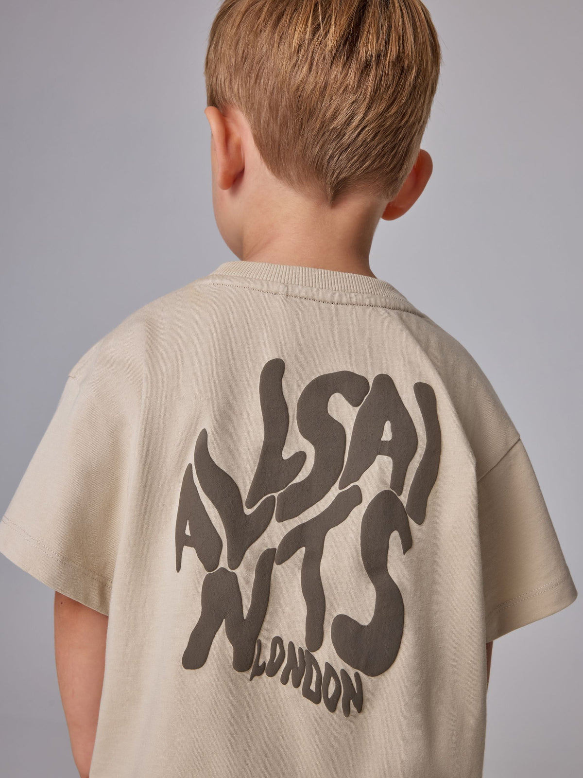 smALLSAINTS Neutral Orlando T-Shirt and Shorts Younger Set