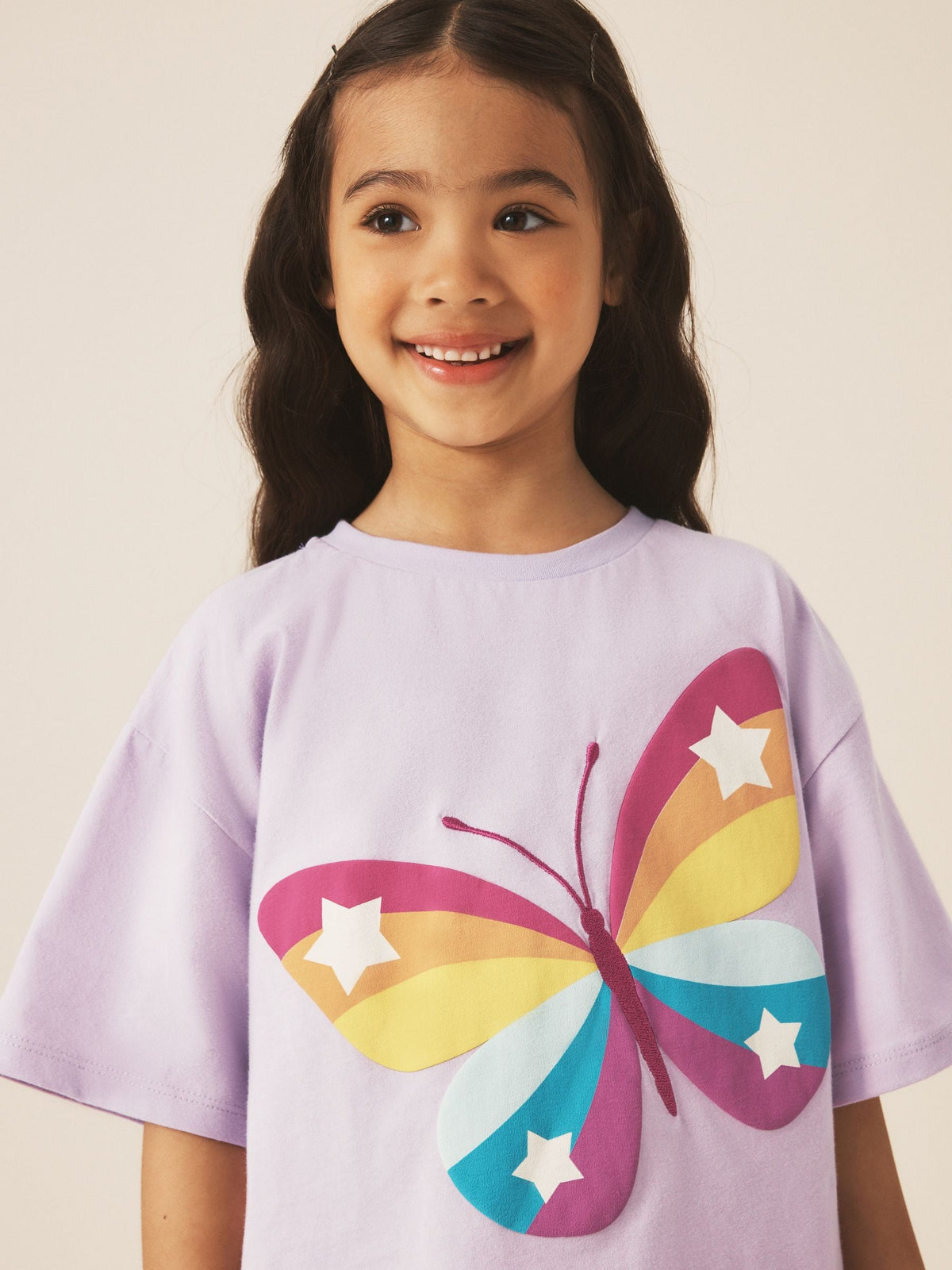 Little Bird by Jools Oliver Rainbow Butterfly T-Shirt and Leggings 2 Piece Set