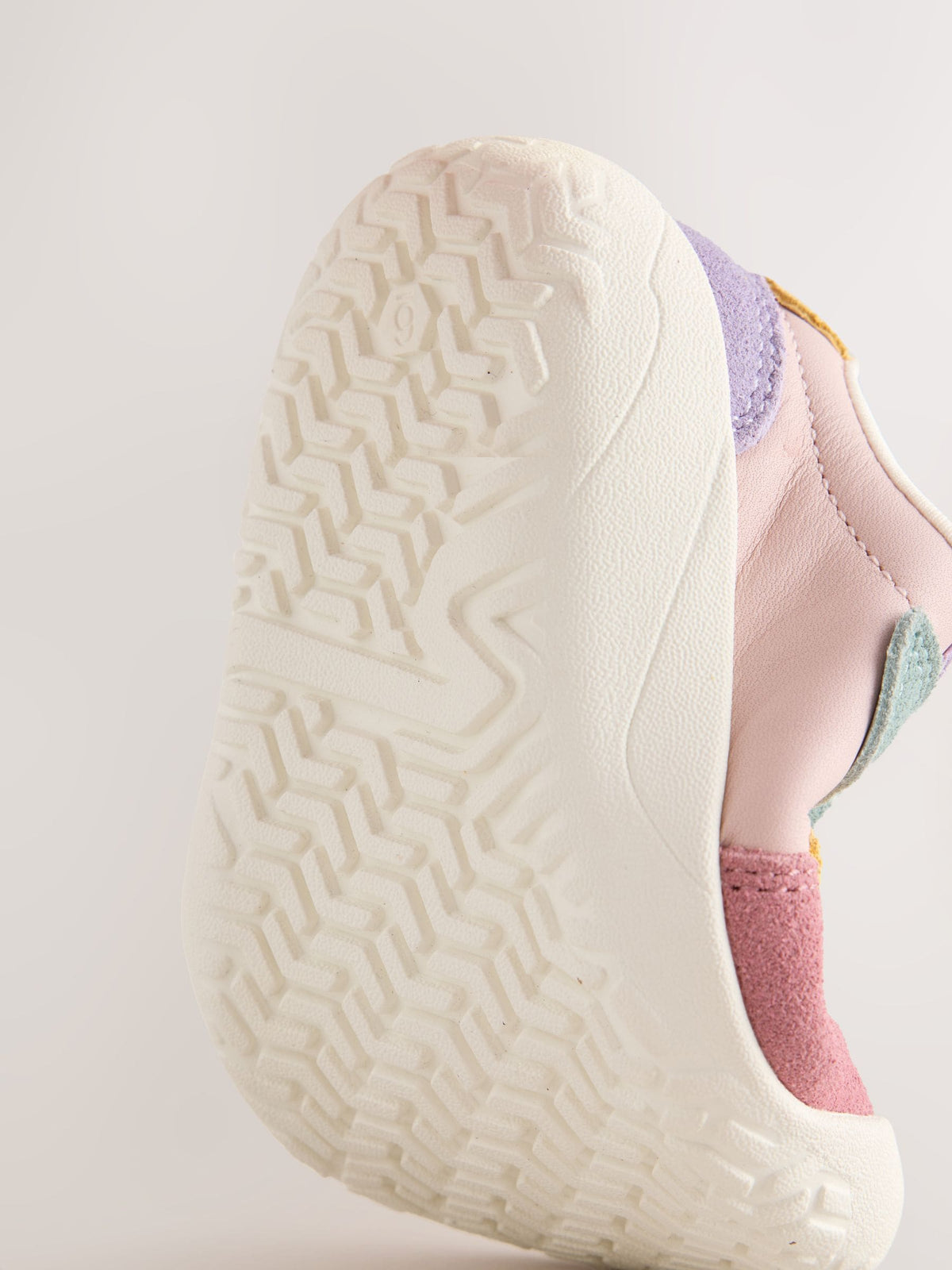 Multi Barefoot Leather Touch Fastening Trainers