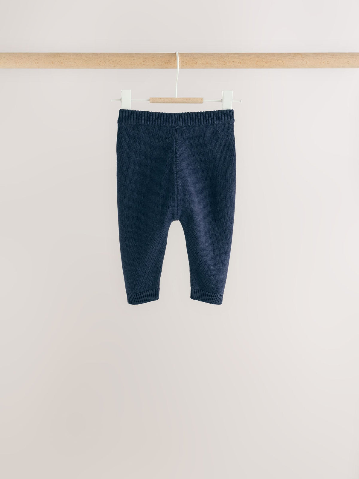 Navy Blue Bear Knitted Jumper and Leggings Baby Set (0mths-2yrs)