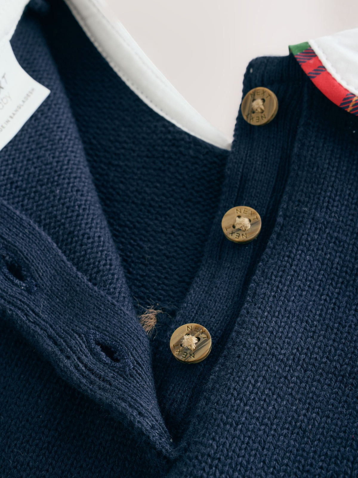 Navy Blue Bear Knitted Jumper and Leggings Baby Set (0mths-2yrs)