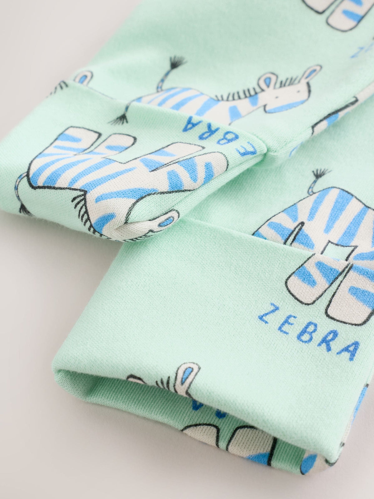 Blue Animal Two Way Zip Baby Sleepsuits 5 Pack (0-2yrs)