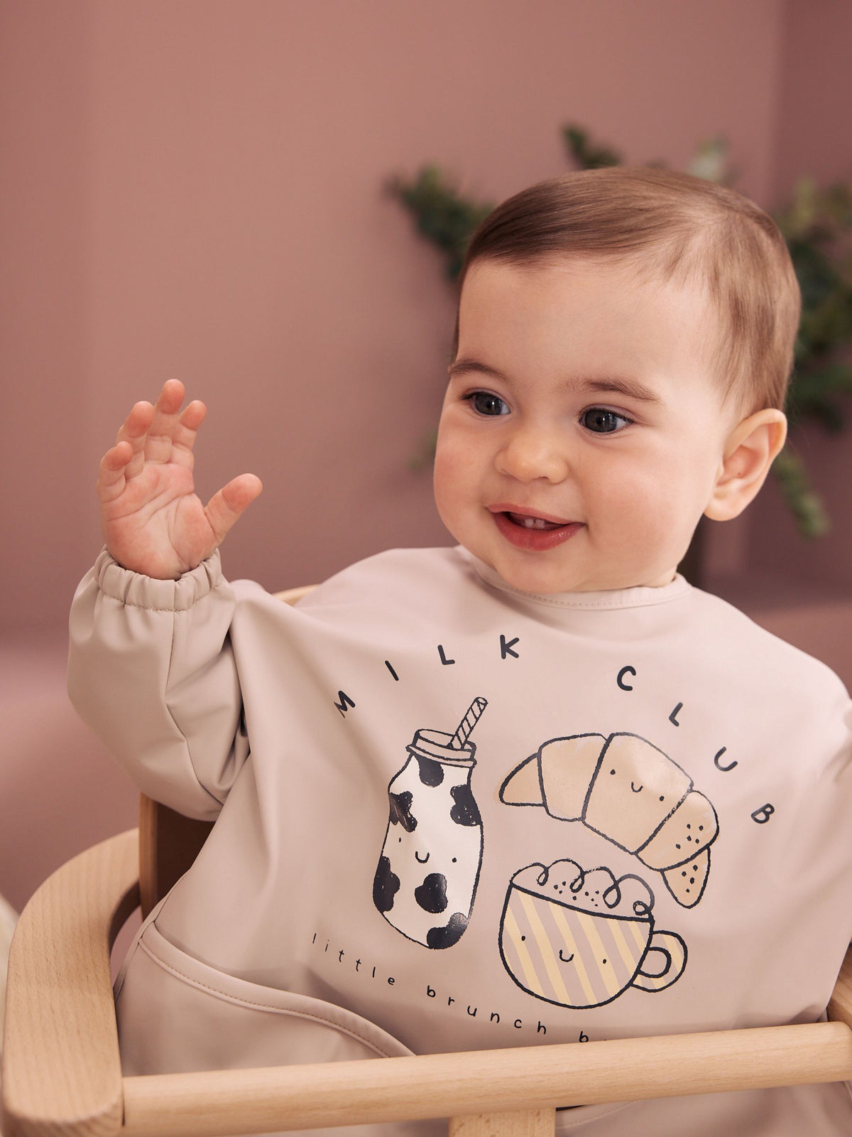 Milk Club Weaning And Feeding Sleeved Bib