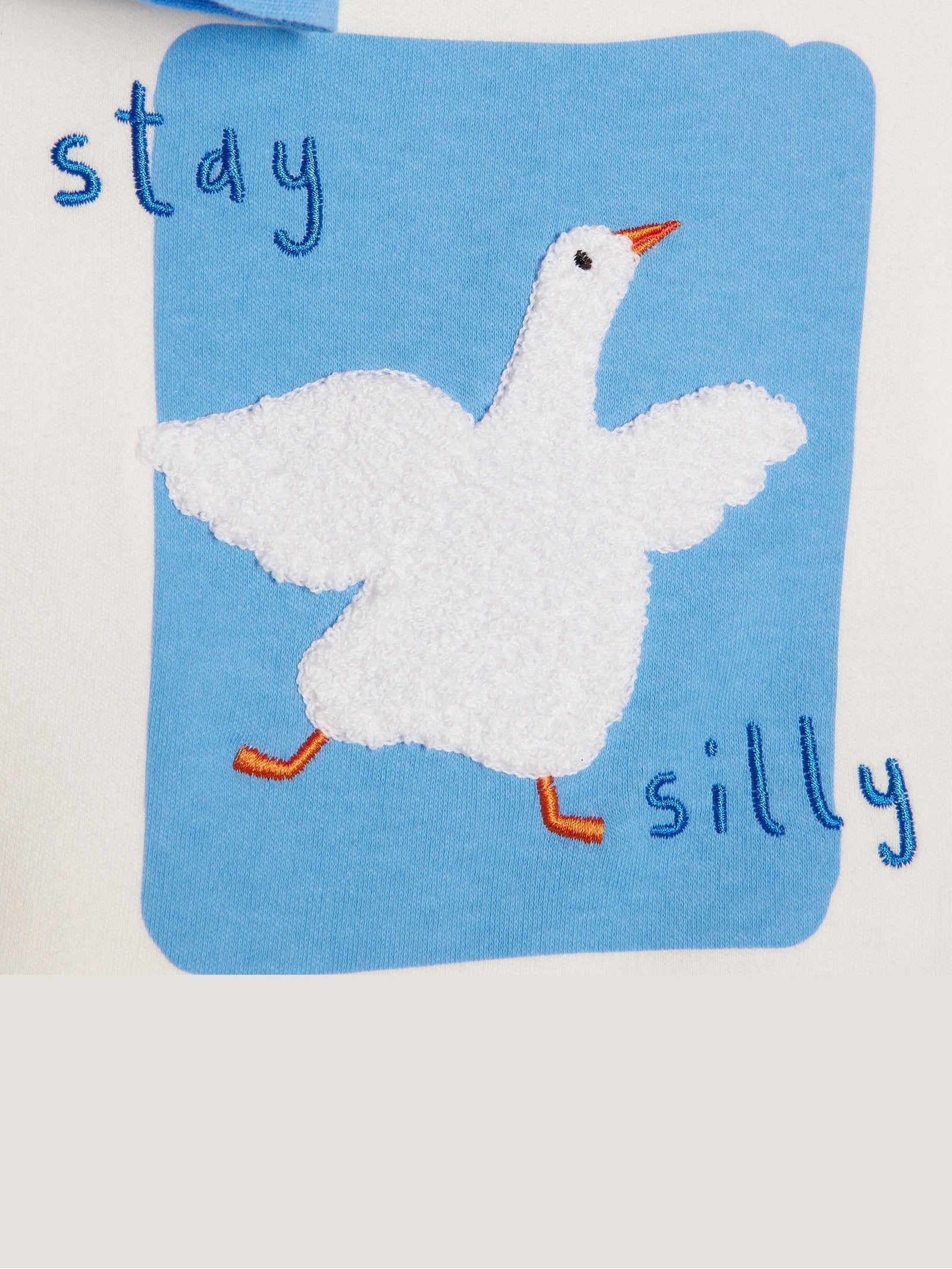 River Island Blue Abbie Rosie Goose T-Shirt & Shorts Set
