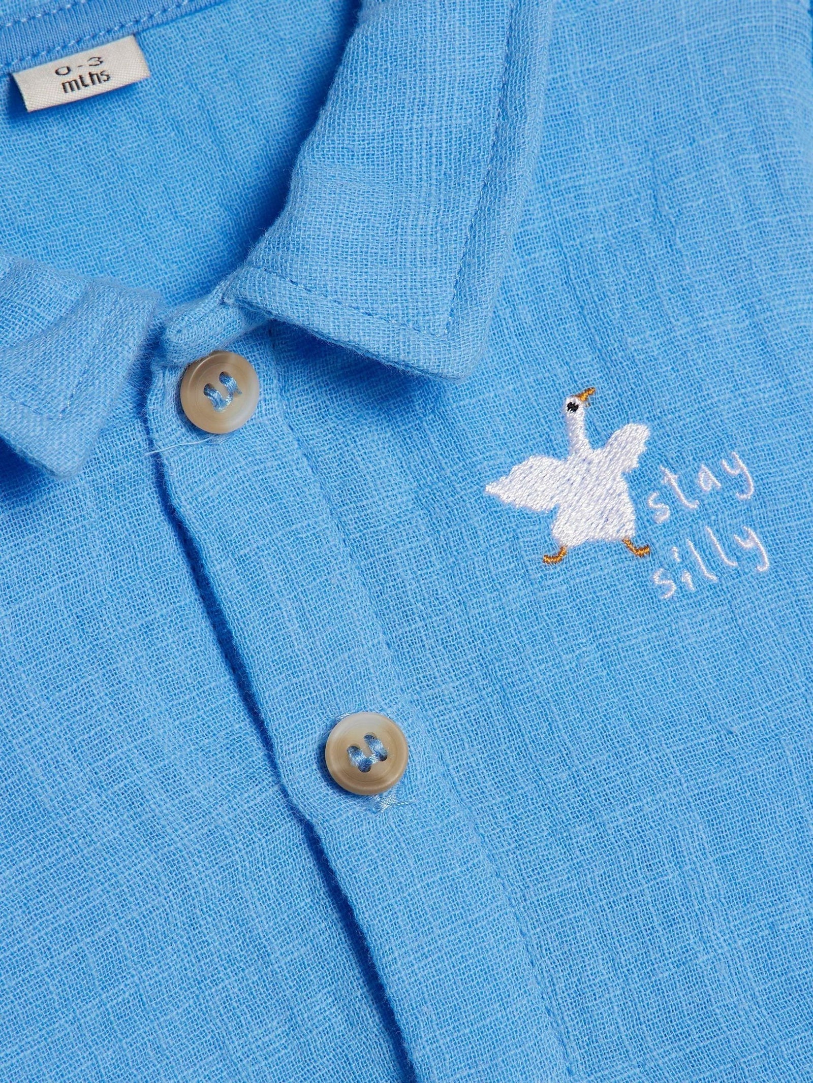 River Island Blue Abbie Rosie Goose T-Shirt & Shorts Set