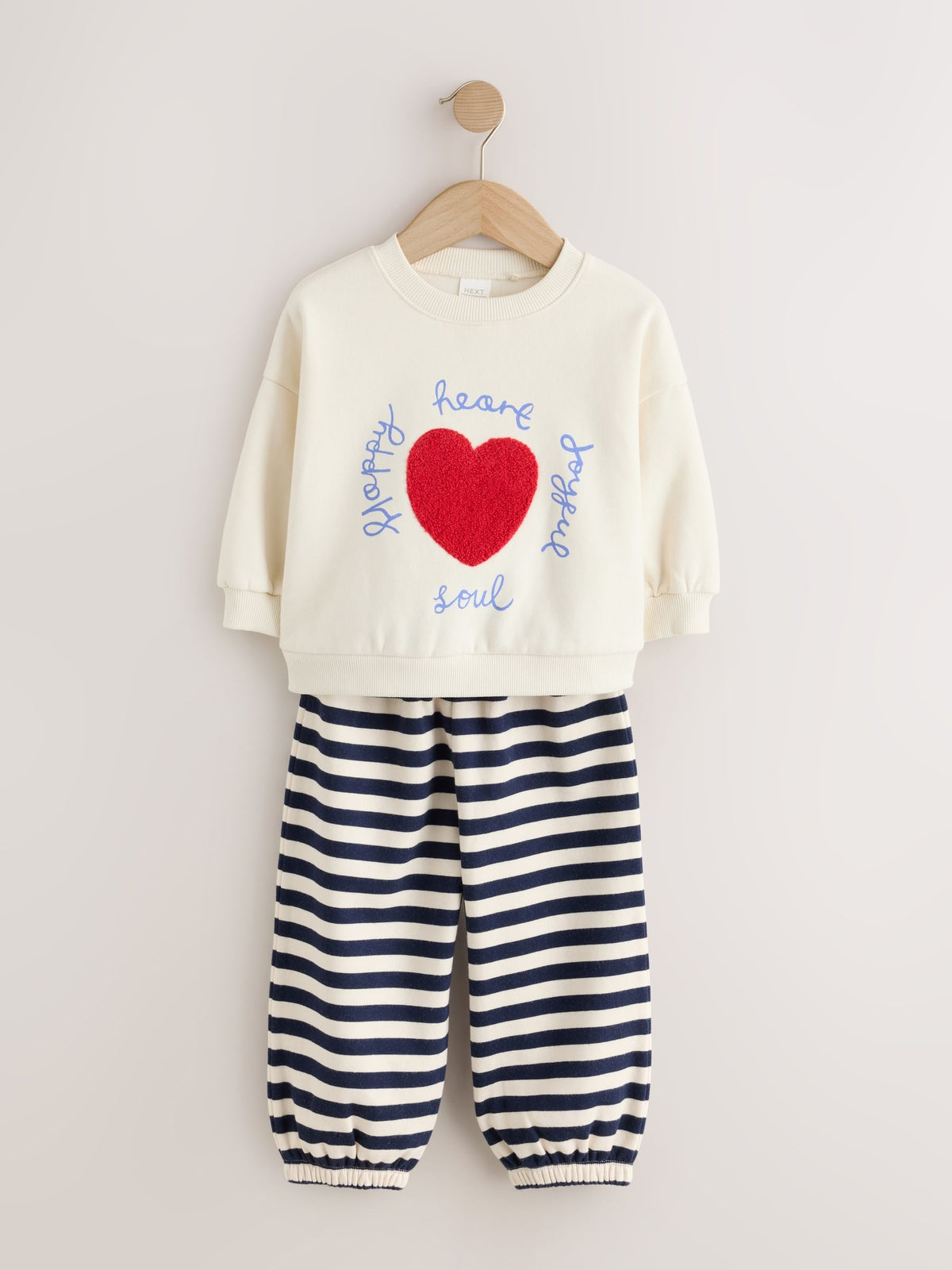 Red Sweatshirt and Barrel Trousers Set 2 Pack (3mths-7yrs)