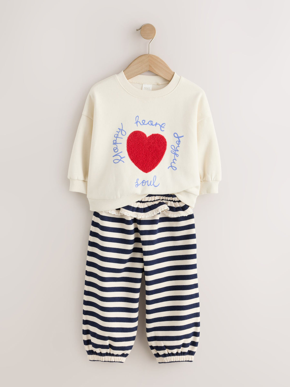 Red Sweatshirt and Barrel Trousers Set 2 Pack (3mths-7yrs)