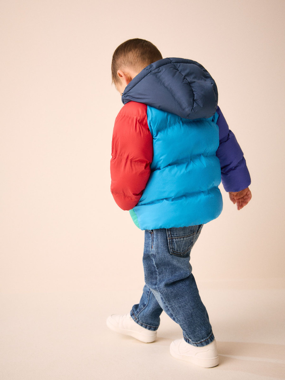 Bright Colour Block Padded Coat (3mths-7yrs)