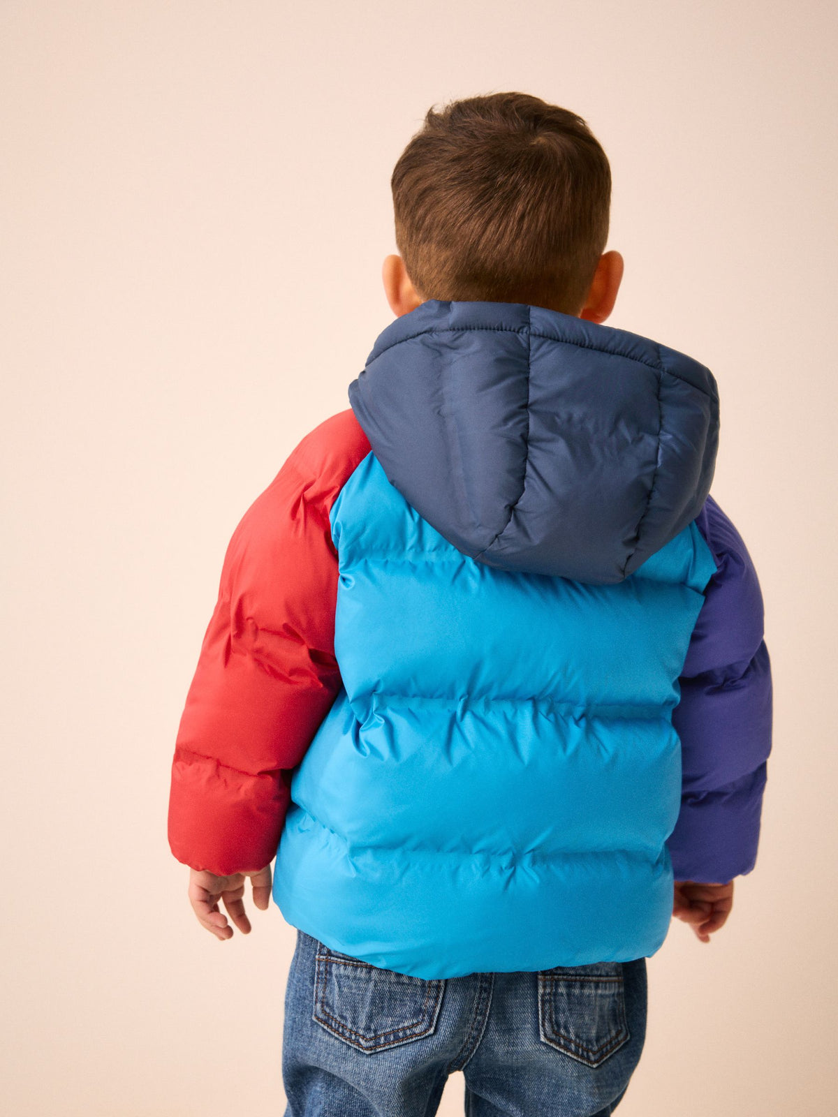 Bright Colour Block Padded Coat (3mths-7yrs)