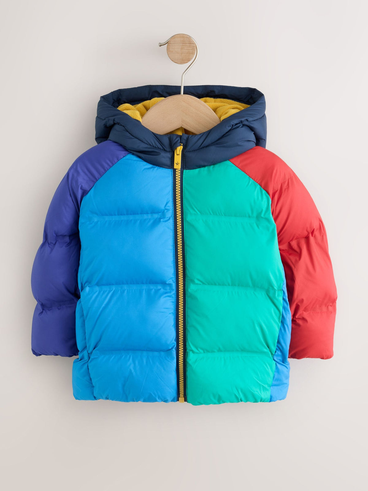 Bright Colour Block Padded Coat (3mths-7yrs)
