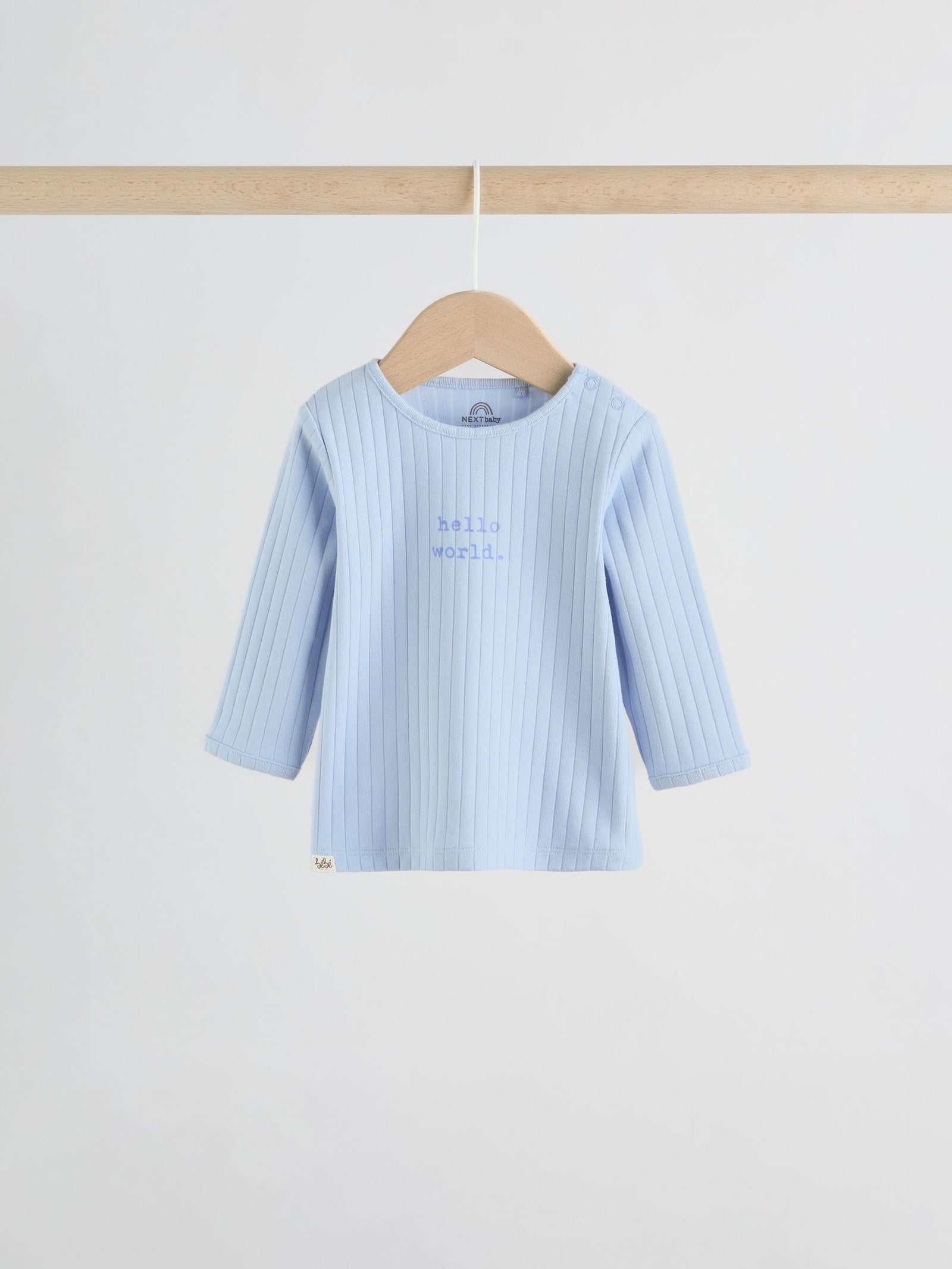 Blue Hello World Top and Leggings Baby Set (0-18mths)