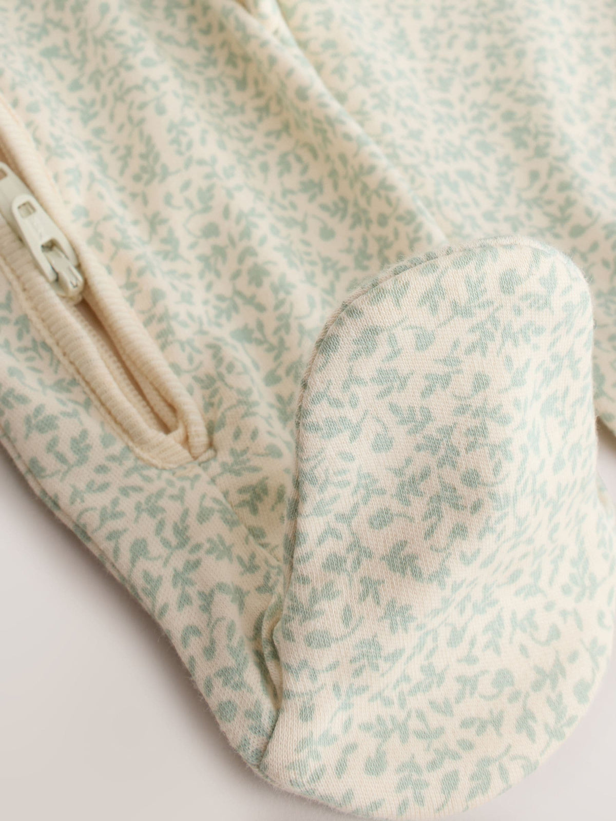 Pink/Green Hamish Two Way Zip Baby Sleepsuits 3 Pack (0-3yrs)
