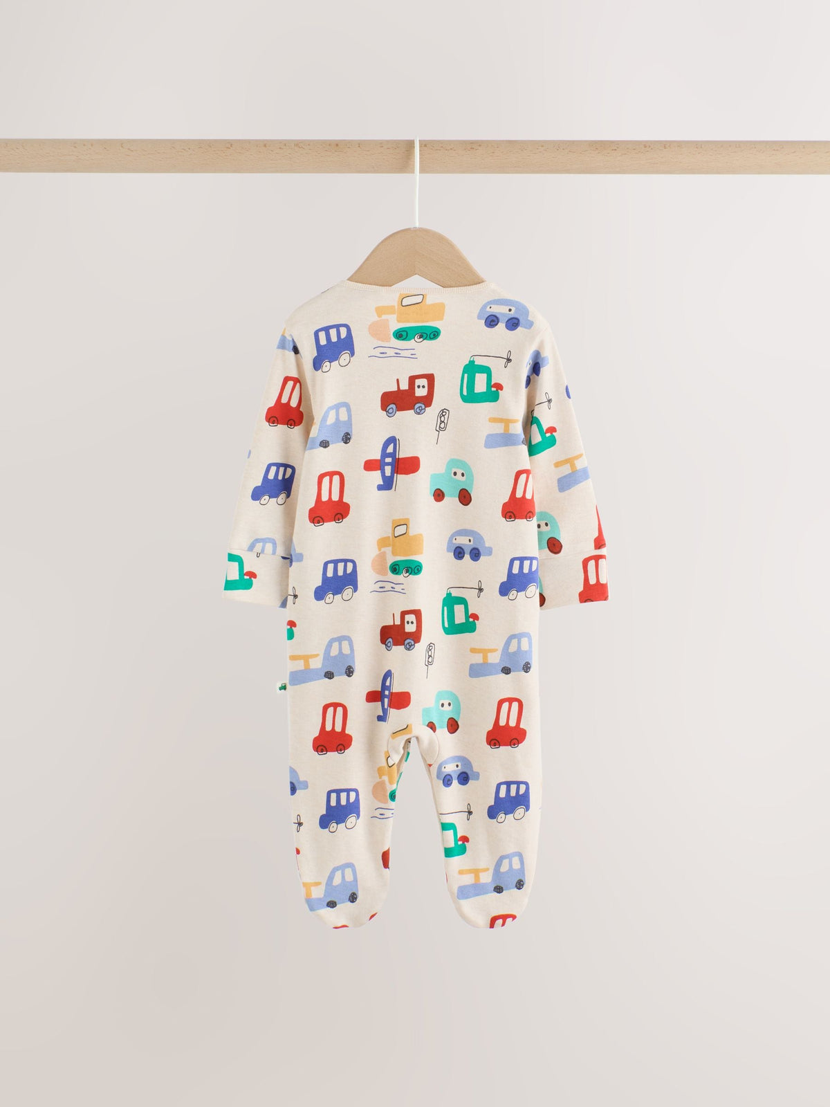 Bright Transport Baby Sleepsuits 4 Pack (0mths-2yrs)