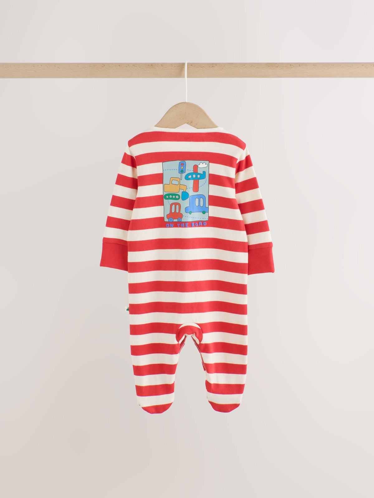Bright Transport Baby Sleepsuits 4 Pack (0mths-2yrs)